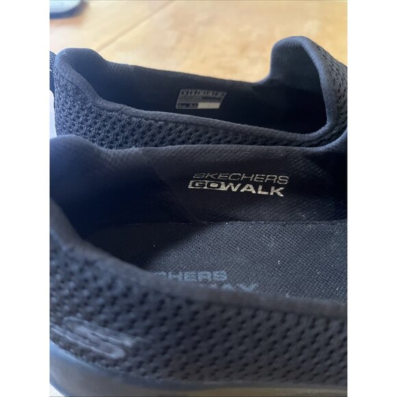 Skechers Shoes Womens 9 /39 Black SlipOn Go Walk Joy Comfort Goga Max Walking - Picture 6 of 10